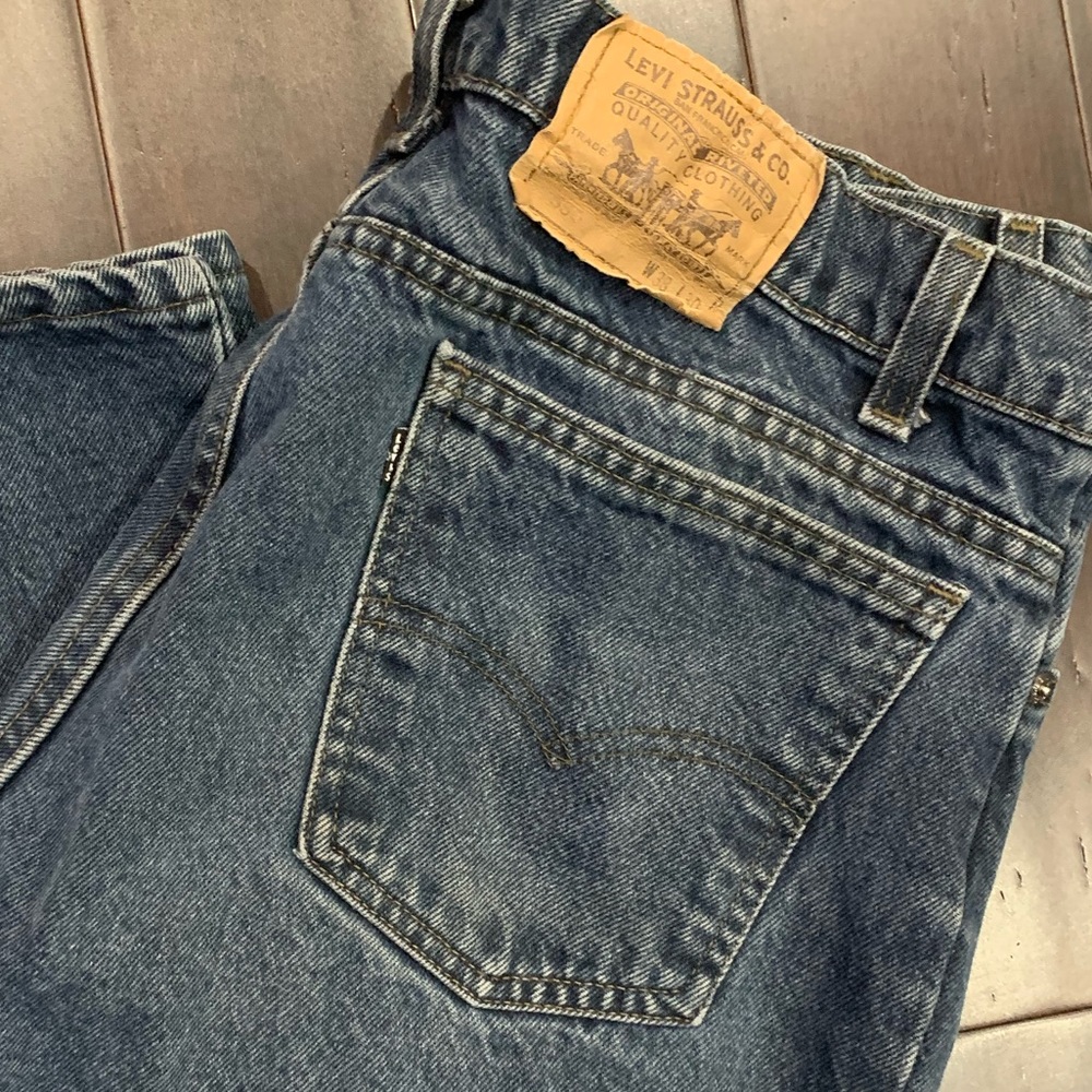 Vintage Black tab 550 Levis